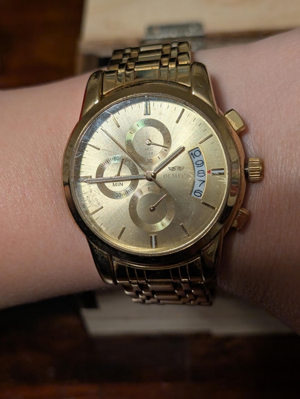 Olmeca Gold Watch - Picture 3 of 6